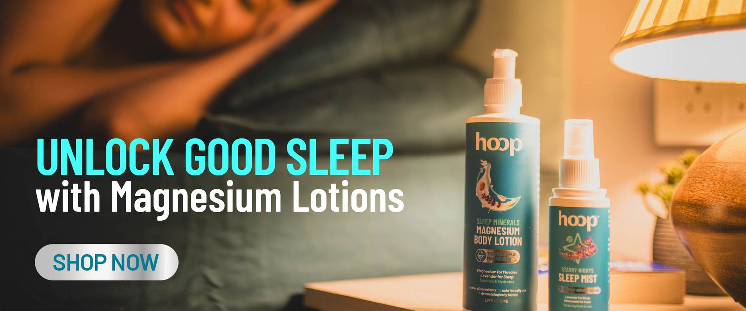 PV Sindhu hoop live active cooling cryotherapy magnesium muscle recovery lavender sleep products