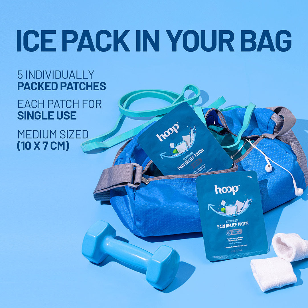 hoop pain relief patch knee pain leg pain back pain shoulder pain cooling pain relief cooling cryotherapy ice pack pain patch