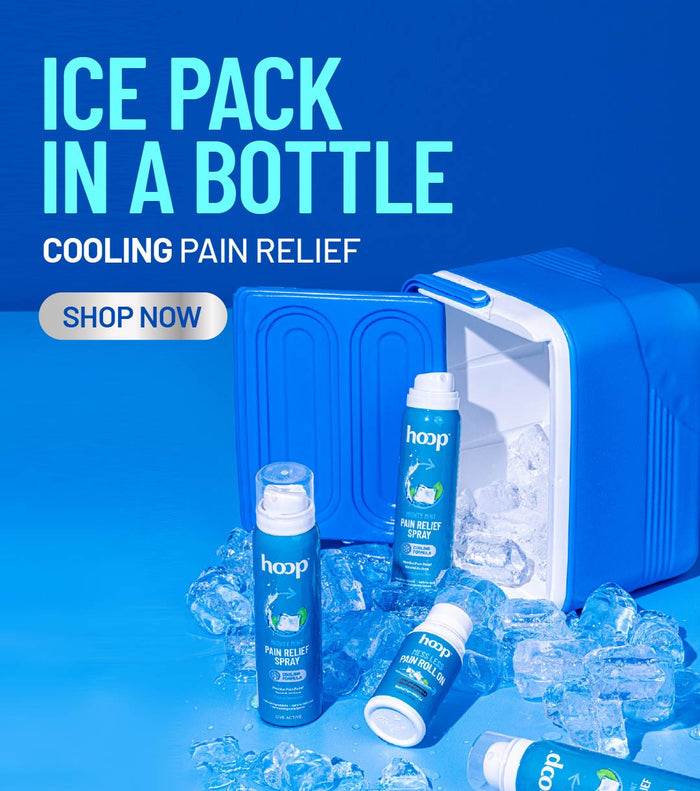 hoop cooling pain spray cryotherapy based pain relief