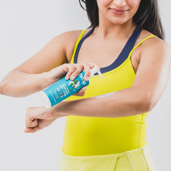 hoop daily magnesium body lotion massage