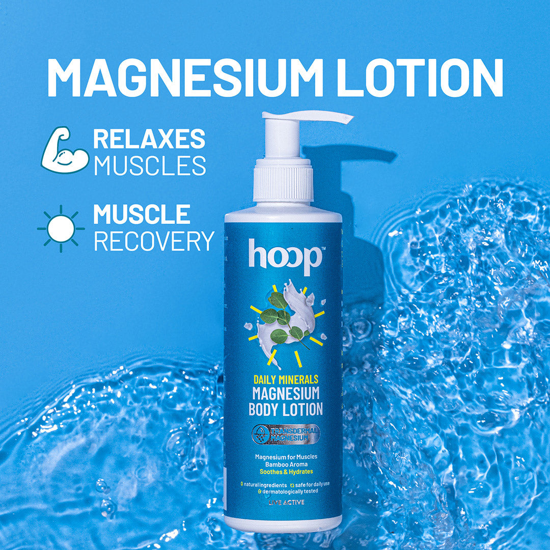 hoop magnesium muscle recovery lotion