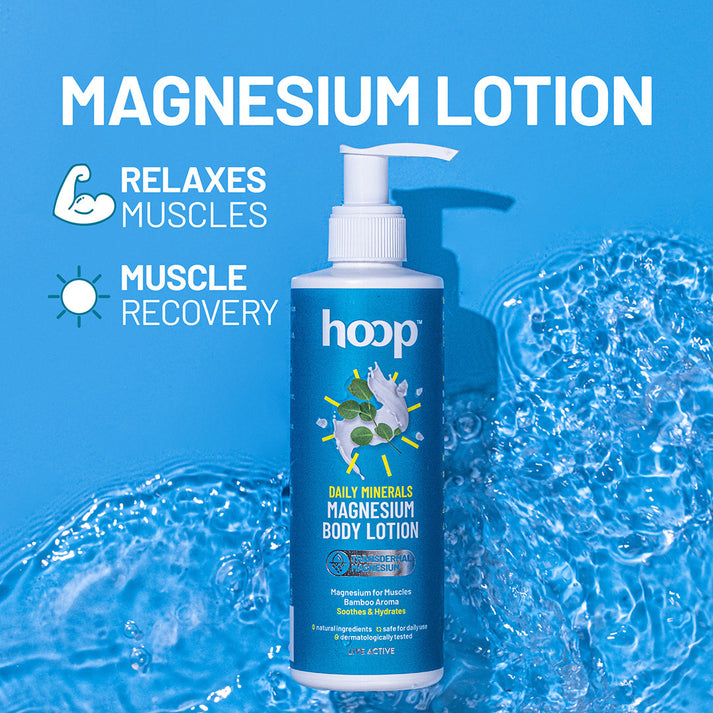 hoop magnesium muscle recovery lotion