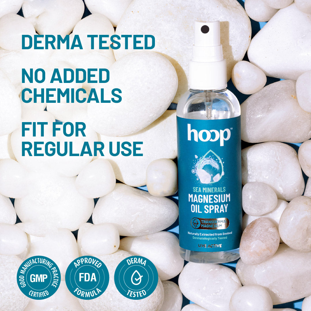 hoop magnesium oil spray muscle relax sleep deep magnesium chloride