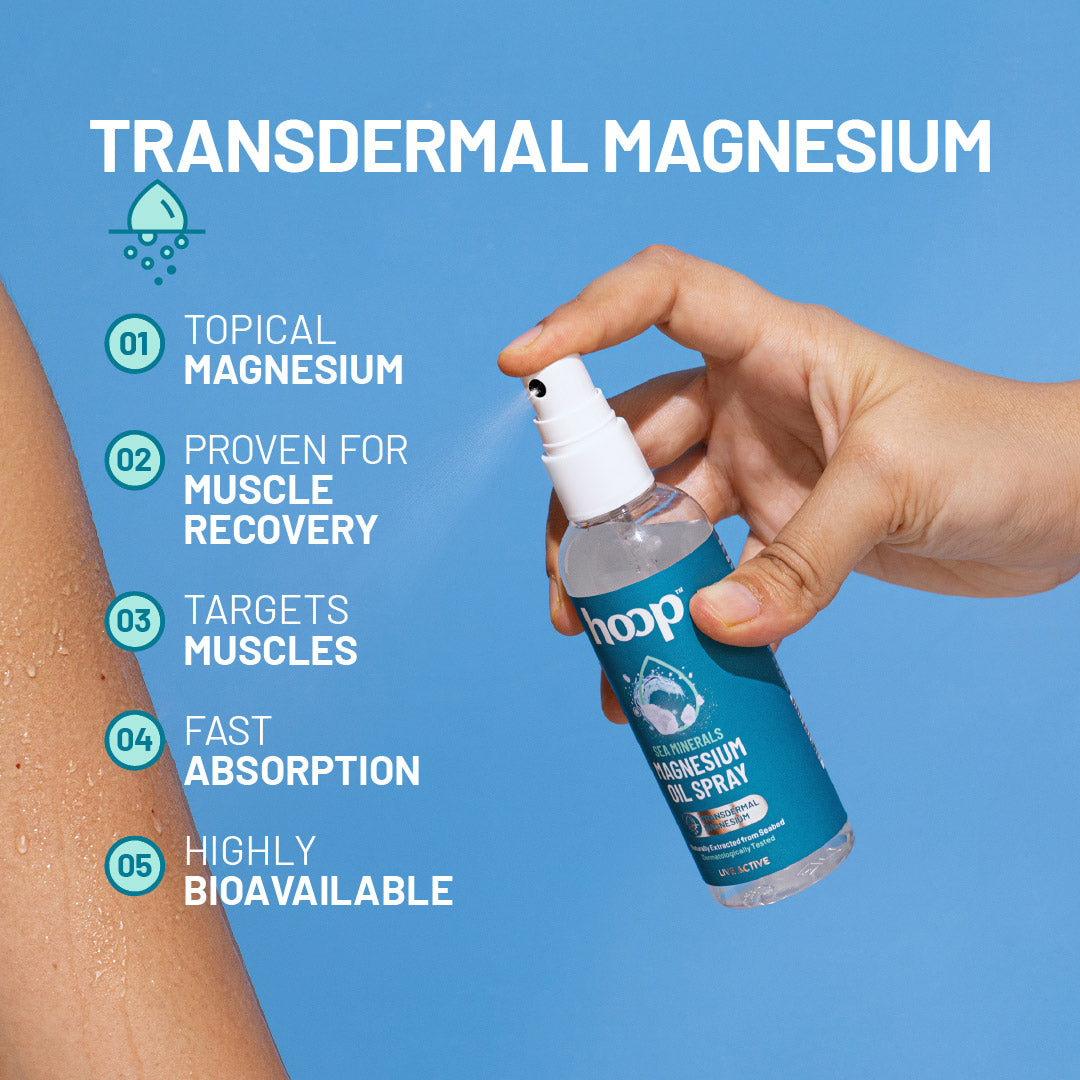 hoop magnesium oil spray muscle relax sleep deep magnesium chloride