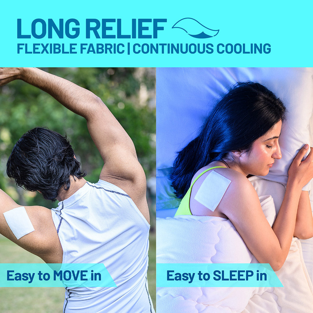 hoop pain relief patch knee pain leg pain back pain shoulder pain cooling pain relief cooling cryotherapy ice pack pain patch