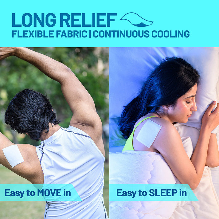 hoop pain relief patch knee pain leg pain back pain shoulder pain cooling pain relief cooling cryotherapy ice pack pain patch