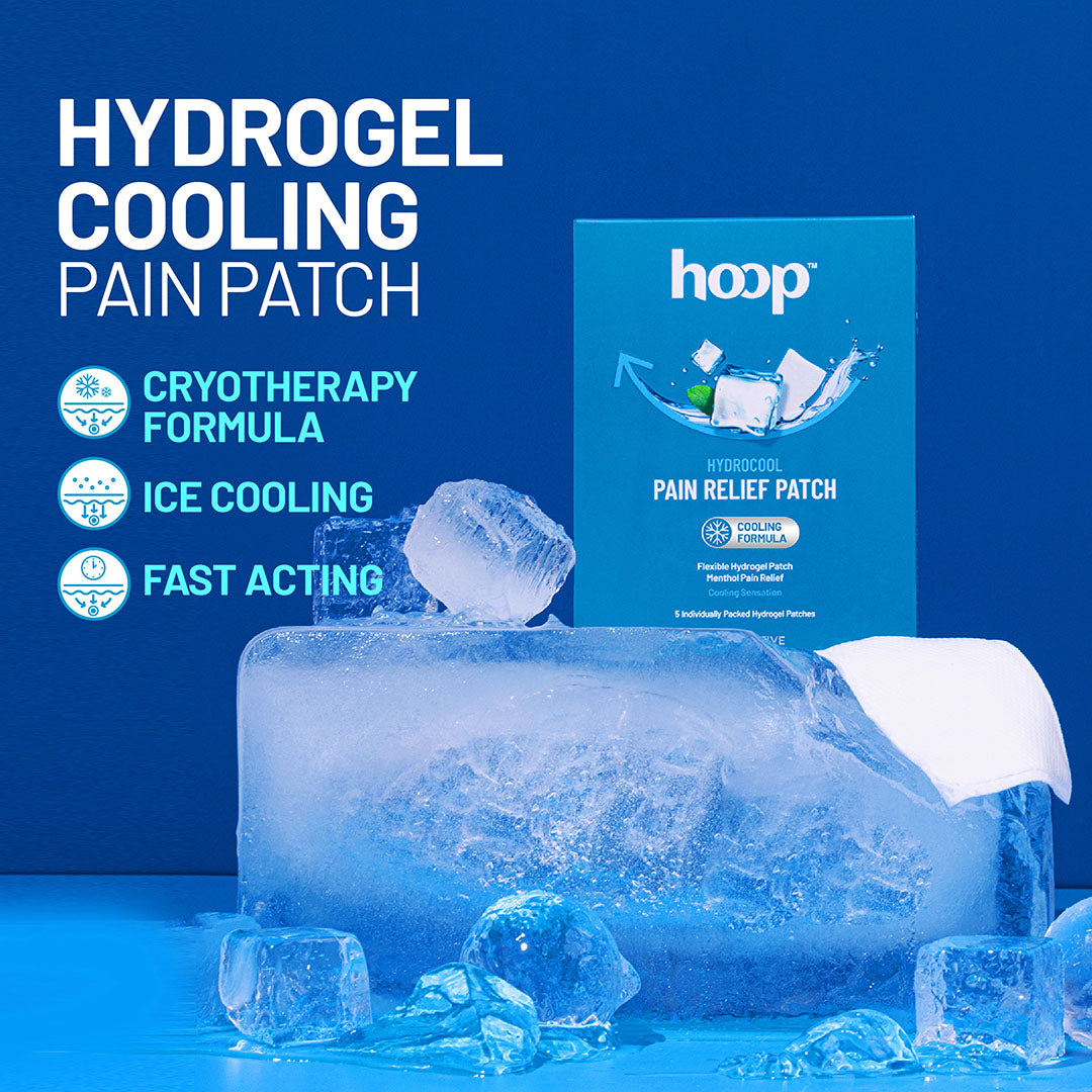 hoop pain relief patch knee pain leg pain back pain shoulder pain cooling pain relief cooling cryotherapy ice pack pain patch