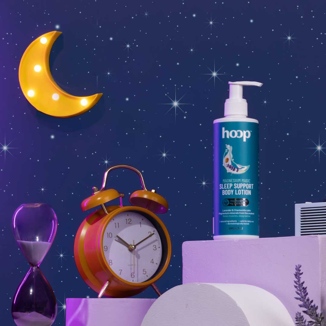hoop sleep magnesium lotion when to use