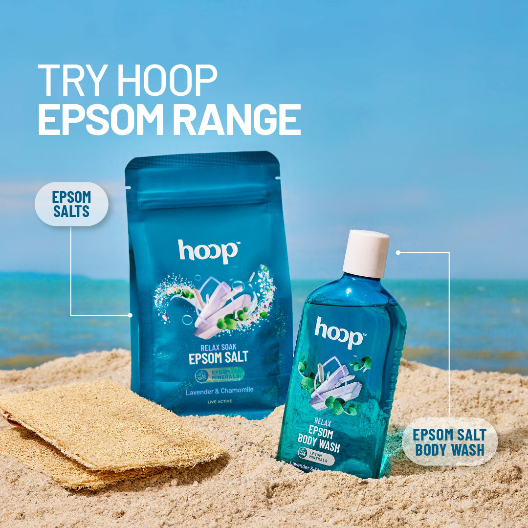 hoop epsom body wash travel relaxation