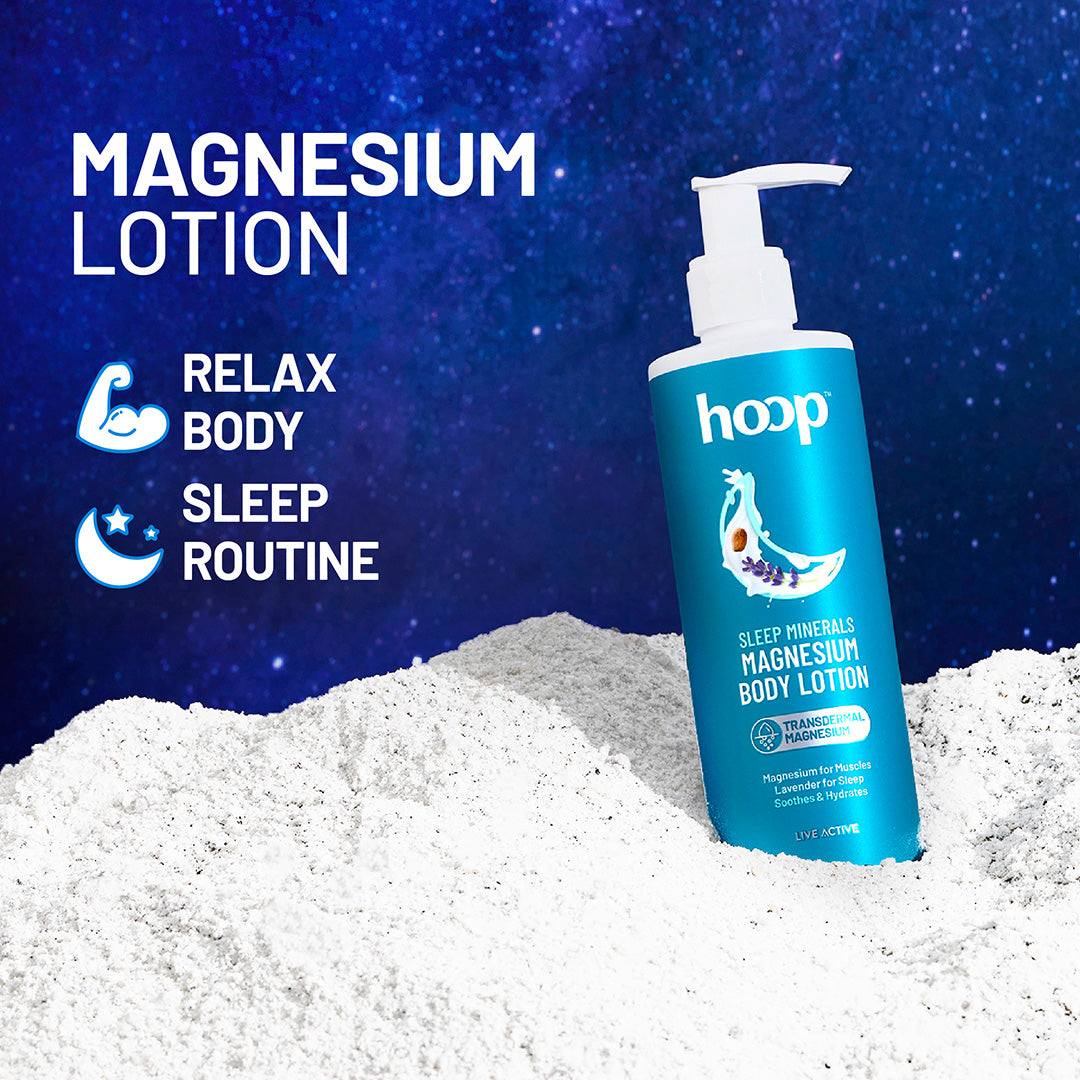 hoop sleep magnesium lotion natural deep sleep