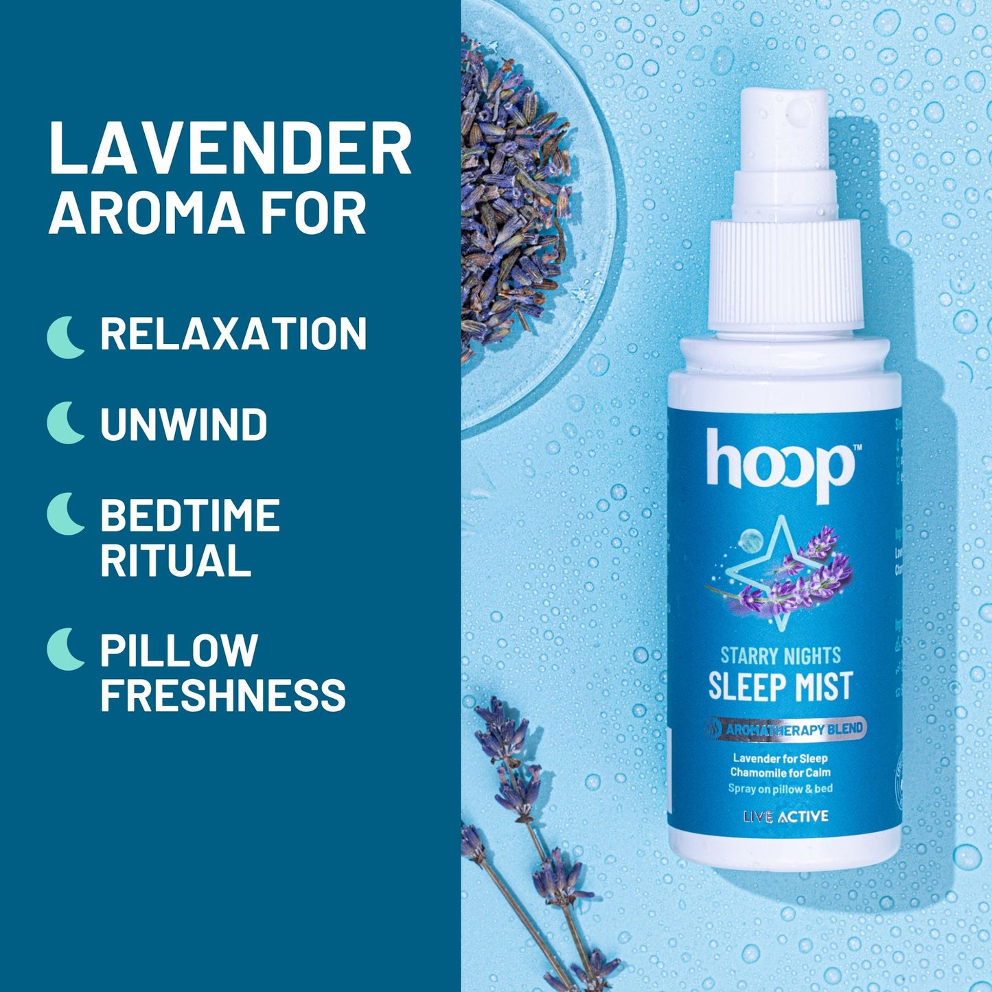 hoop sleep spray lavender chamomile