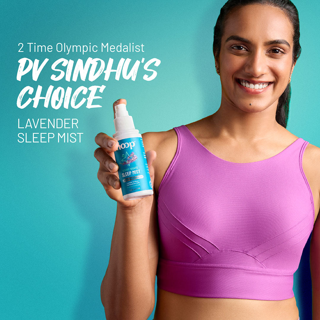 PV Sindhu hoop lavender sleep mist sleep spray aromatherapy deep sleep good sleep