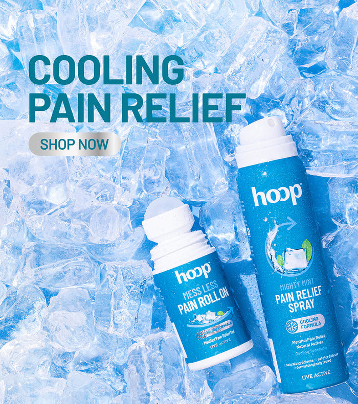  hoop cooling pain spray cryotherapy based pain relief 