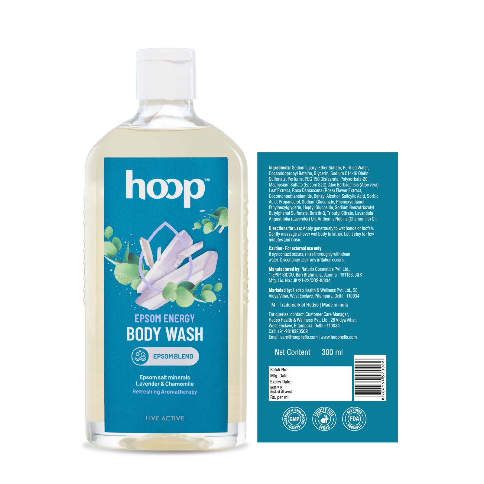 hoop epsom body wash magnesium oil epsom salt