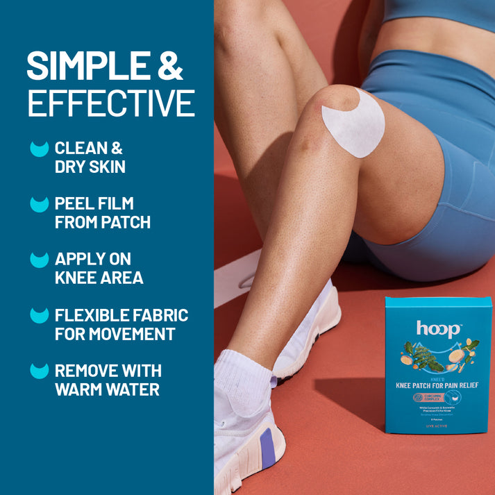 hoop knee patch for pain relief