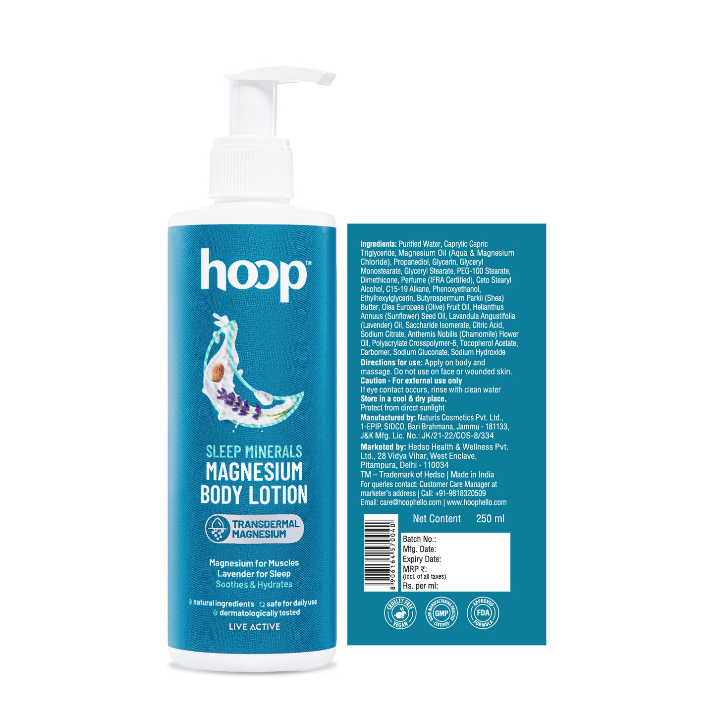 hoop magnesium body lotion magnesium oil magnesium chloride 