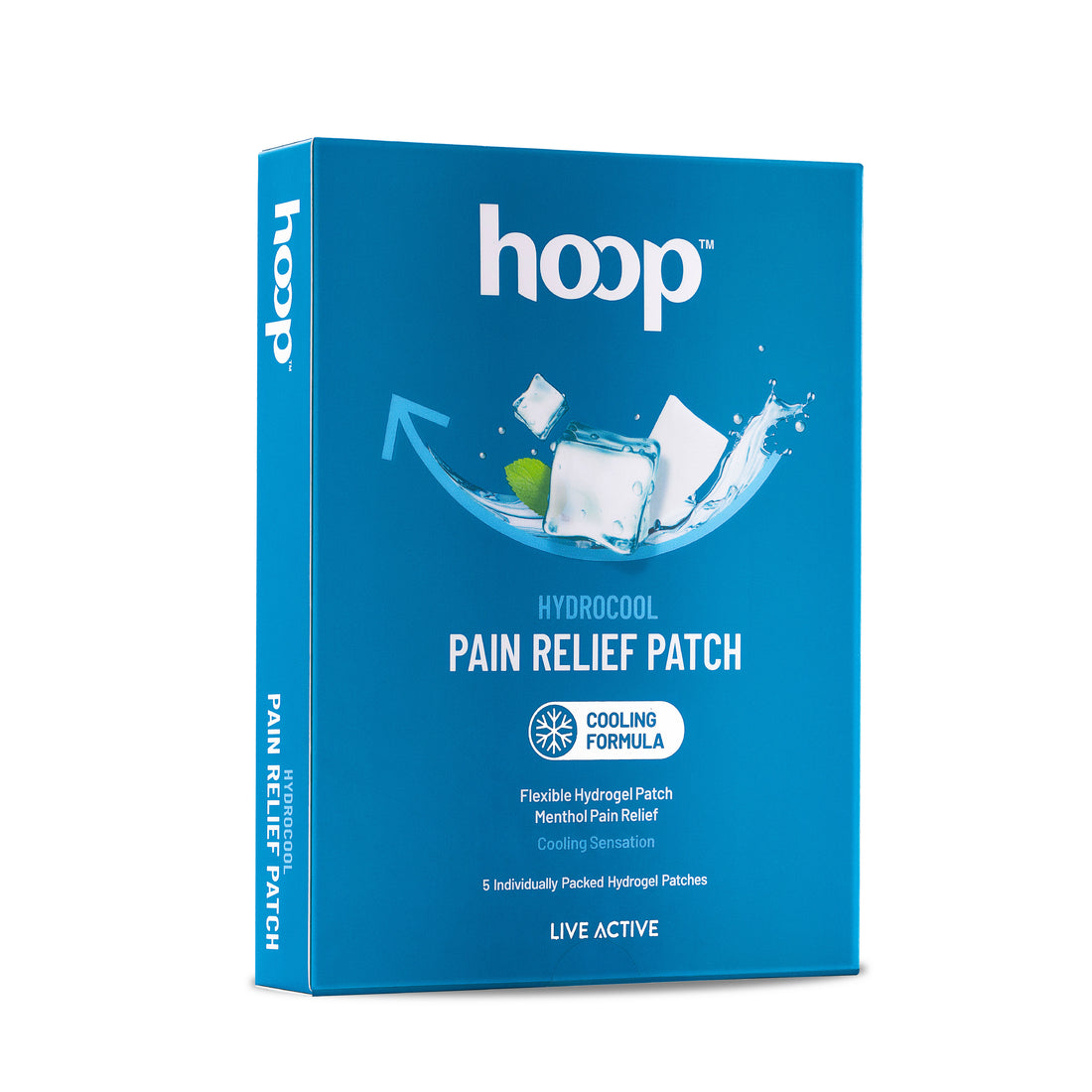 hoop pain relief patch knee pain leg pain back pain shoulder pain muscle spasm cooling pain relief cooling cryotherapy ice pack pain patch 