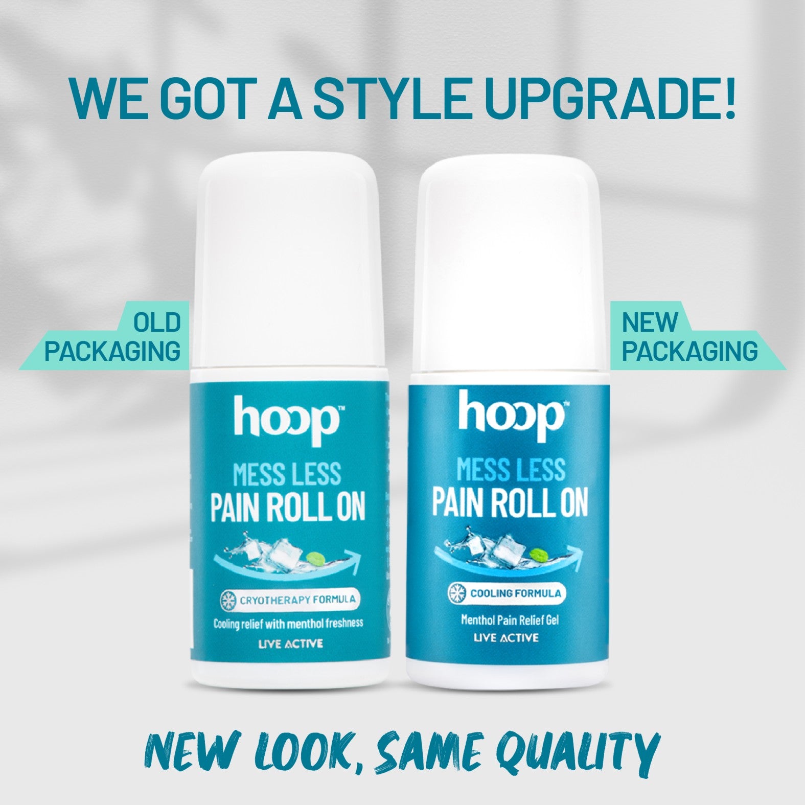 hoop cooling pain roll on cryotherapy gel menthol