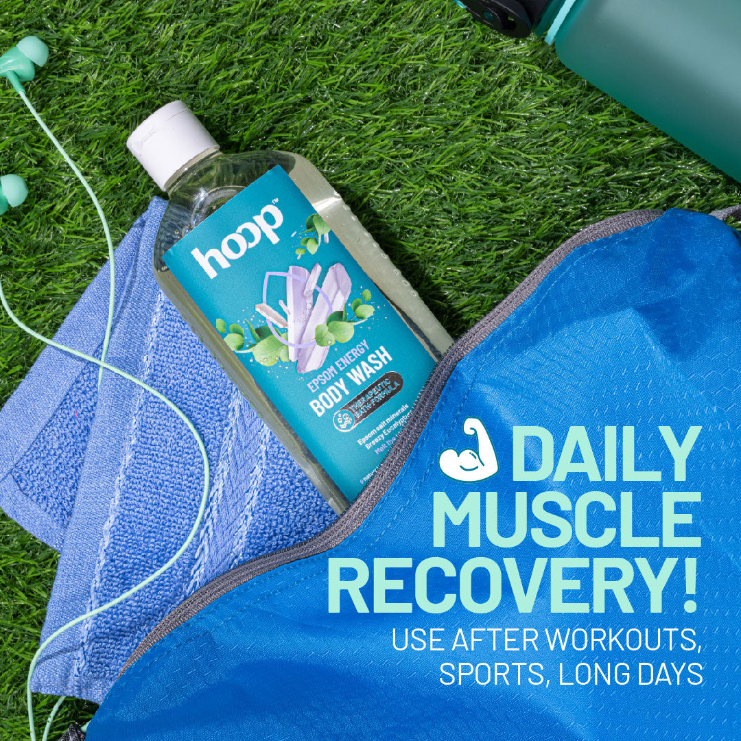 hoop epsom body wash muscle recovery fitness